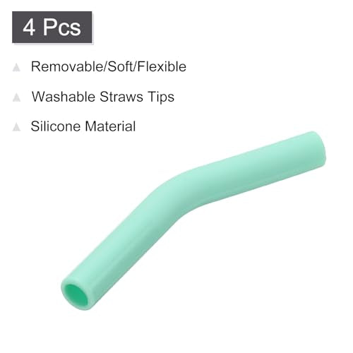 4Pcs Silicone Straw Tips (4 Count)