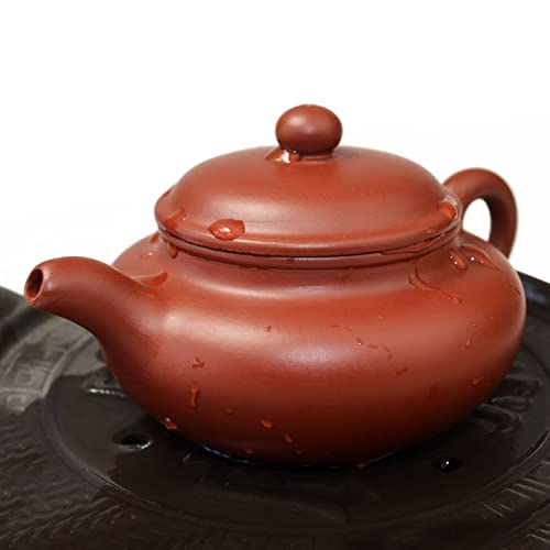 Teapot 8.6oz Chinese Genuine Black Clay Zisha Classics Pot Infusers Tea