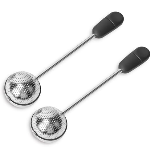 Long Handle Twisting Tea Ball Stainless Steel (2 Count)