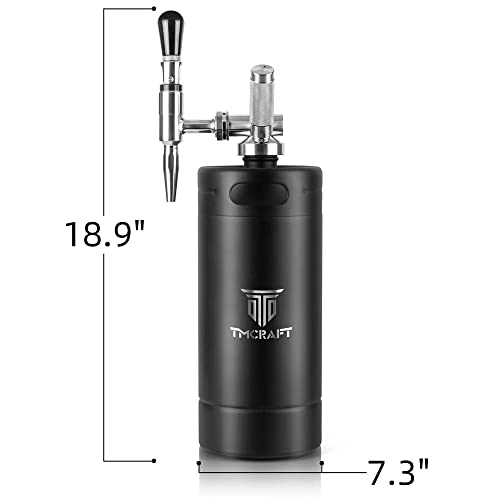 128oz Nitro Cold Brew Coffee Maker with Stout Creamer Faucet
