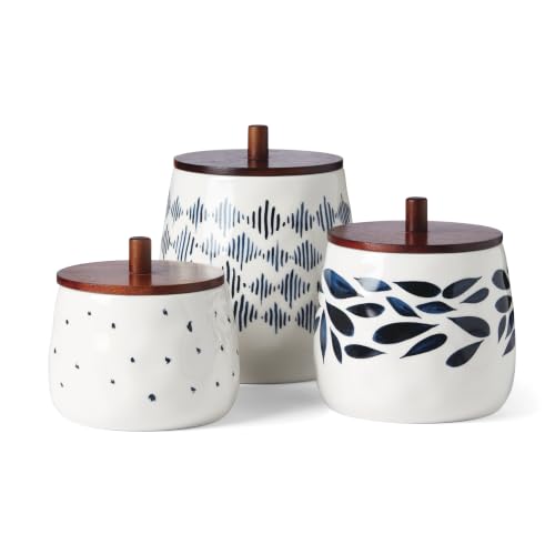 Blue Bay 3 Piece Canister Set with Lid (3 Count)