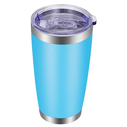 20oz Tumbler with Lid and Straw Stainless Steel Tumbler Cup Vacuum Insulated Double Wall Travel Coffee Mug Powder Coated Coffee Cup