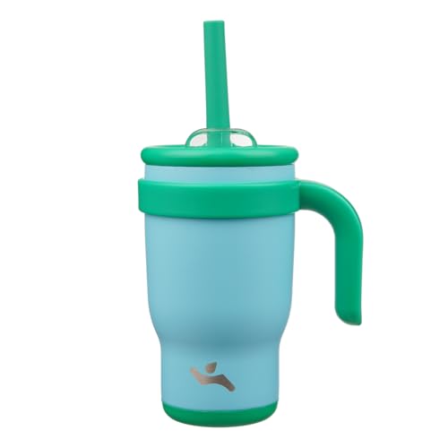 14 oz Tumbler with Handle and Straw