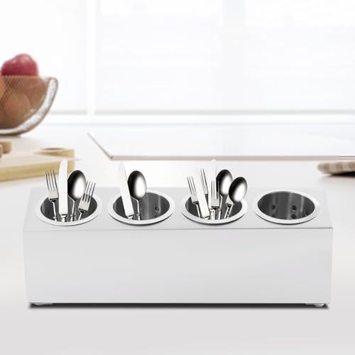 Stainless Steel Flatware Utensil Holder
