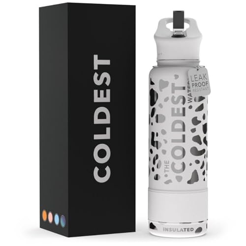 Coldest Insulated Water Bottle with Straw Lid