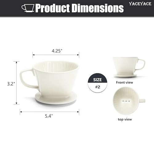 Ceramic Pour Over Coffee Dripper