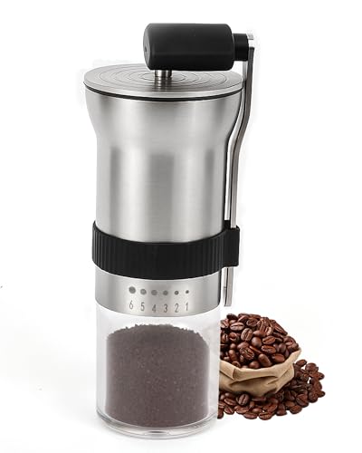 Manual Coffee Grinder with Ceramic Burr