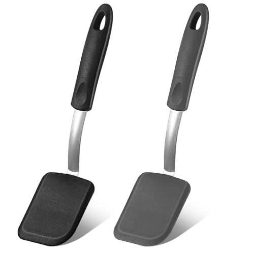 2 Pcs Mini Silicone Cookie Brownie Spatula (2 Count)
