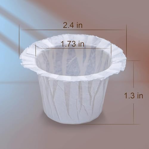 1 Pack Reusable K Cup with 100 Count Paper Coffee Filters for Keurig 1.0 and 2.0 Coffee Makers (101 Count)