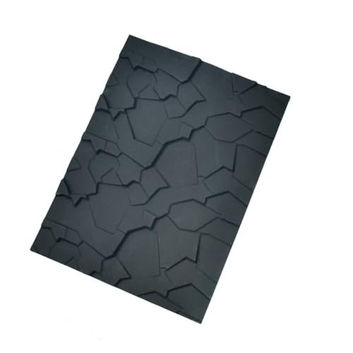 Fondant Silicone Mold for Cake Decoration Cake Border Stone Patter Impression Mat Fondant Embossing Stencil for DIY Cookies