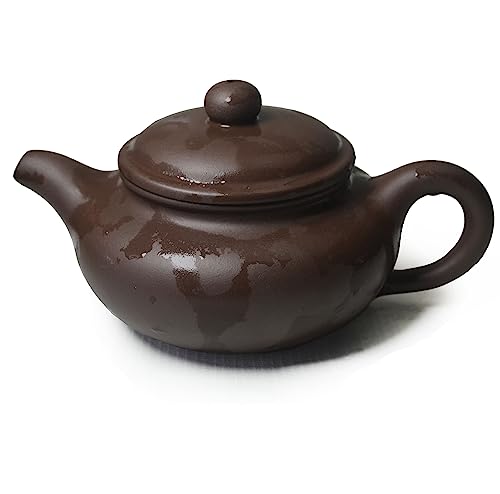 Teapot Chinese Gongfu Genuine Black Clay Zisha 10oz Classics Fanggu Pot Infusers Tea
