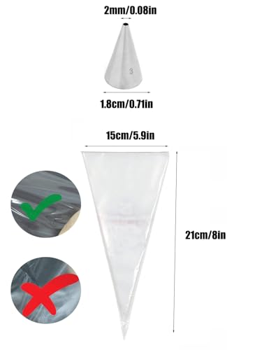 Number 3 Piping Tips