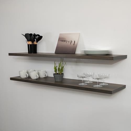 URBANDI Rustic Floating Shelves (2 Count)