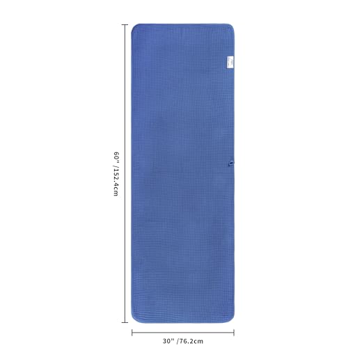 430 GSM Poly Blend Microfiber Quick Dry Waffle Bath Towel (4 Count)