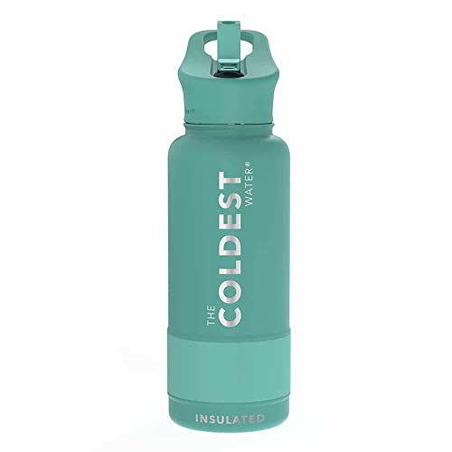 Coldest Insulated Water Bottle with Straw Lid