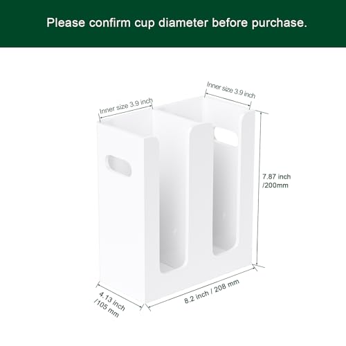 Disposable Coffee Cup Dispenser with Handles