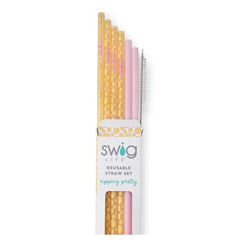Reusable Straw Set with Cleaning Brush