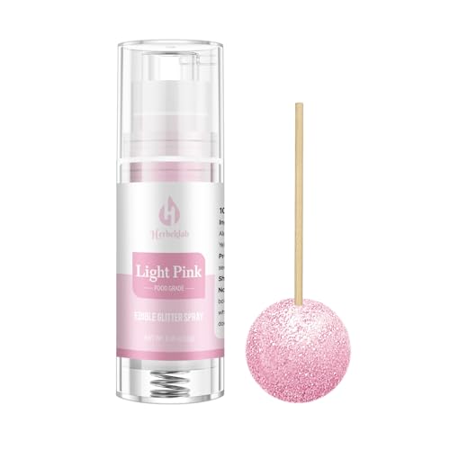 Light Pink Edible Glitter Spray