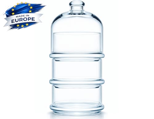 3 Tier Glass Jars with Lid