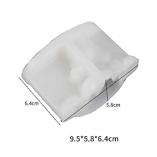 Rose Cat Candle Animal Resin Casting Soap Making Molds Silicone for Home Decorate 3D Clay Mold