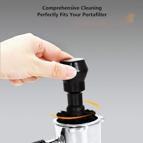 Espresso Coffee Machine Cleaning Brush Kit with Portafilter Cleaning Disc