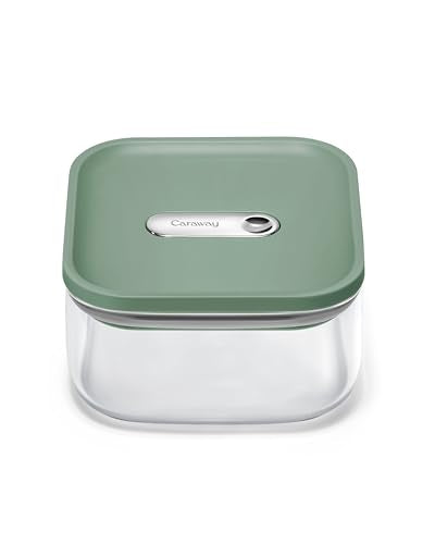 1 qt Glass Airtight Food Storage Container with Lid