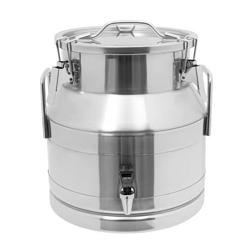 Stainless Steel Milk Bucket with Faucet