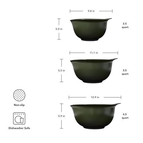Universal Nesting Plastic Mixing Bowls (3 Count)