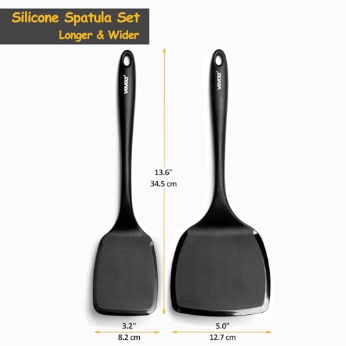 Large Size Silicone Spatula Set (2 Count)