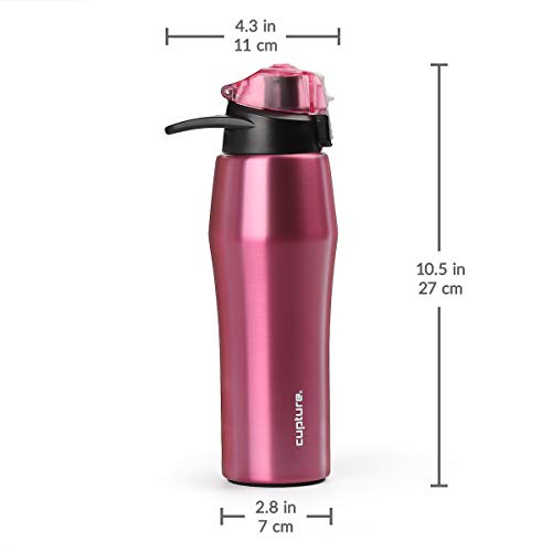Action Water Bottle Flip Top with Handle