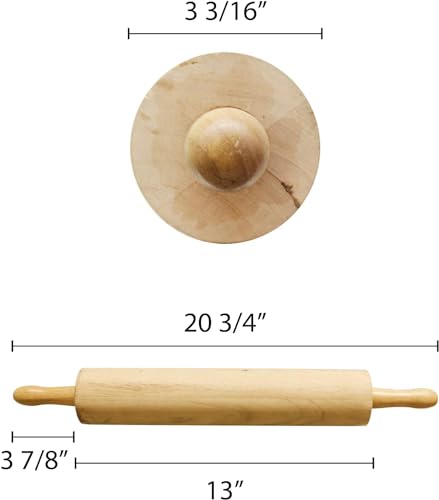 13" Wooden Rolling Pin 3
