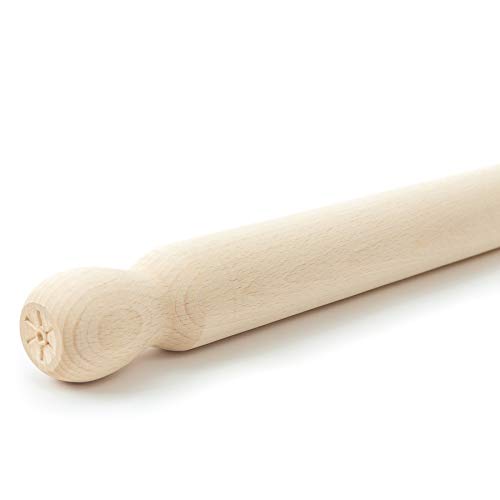 Kitchen Wooden Rolling Pin for Baking Pizza Fondant Pastry Dough Roller 15.7 inches