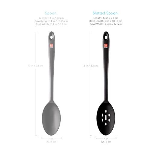 DI ORO Silicone Slotted Spoon
