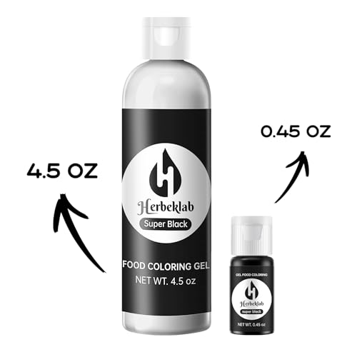 Black Gel Food Coloring (4.5 Fl Oz)