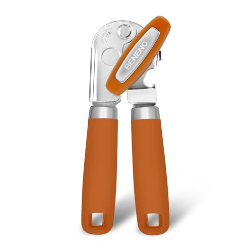Heavy Duty Hand Can Opener Manual with Magnet Lid Remover