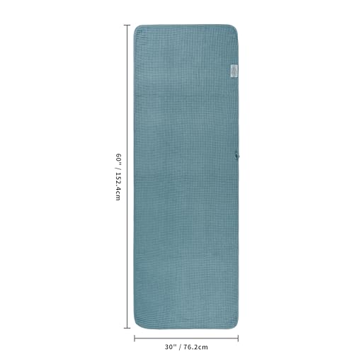 430 GSM Poly Blend Microfiber Quick Dry Waffle Bath Towel (4 Count)