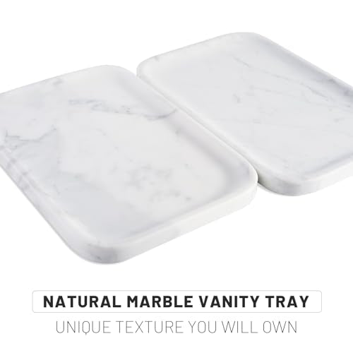 Statuario Marble Vanity Tray