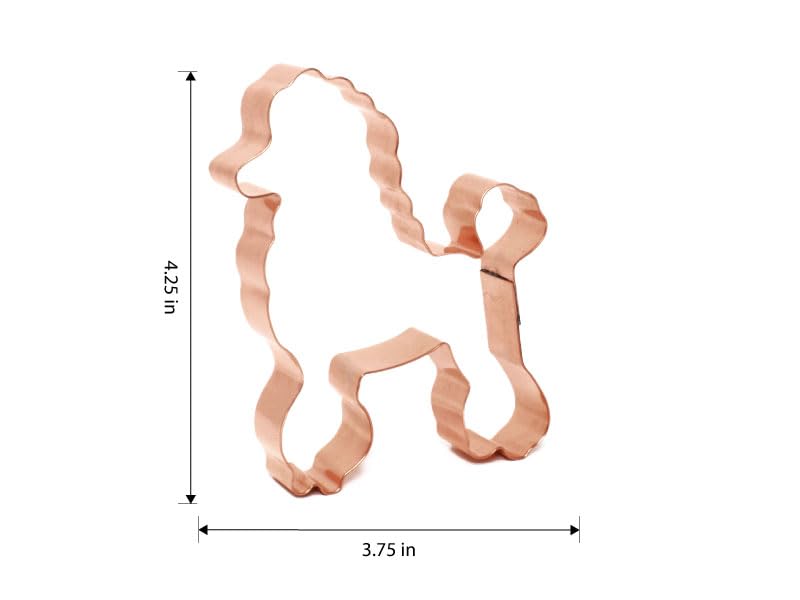 Poodle Cookie Cutter 4.25 Inch Made in USA