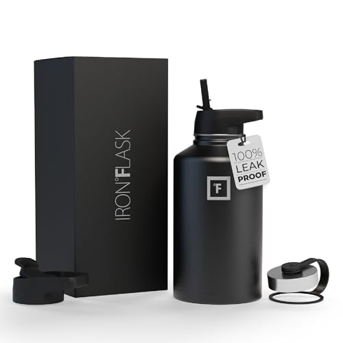 64 oz Wide Mouth Water Bottle with Straw