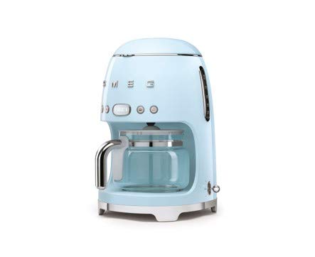 50's Retro Style Aesthetic Drip Coffee Machine with 10 Cup Glass Carafe (10 Count)
