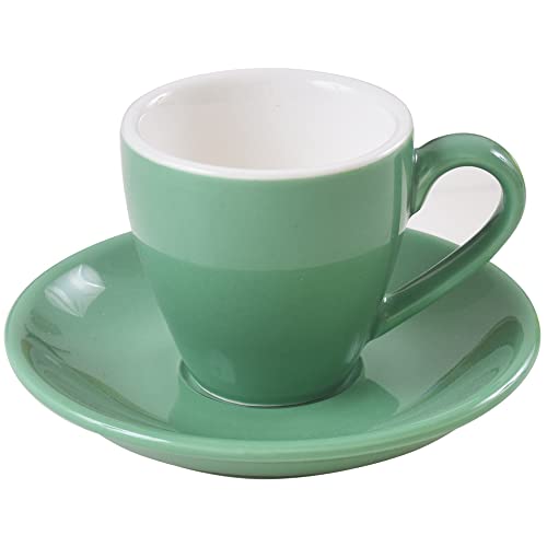 Porcelain Espresso Cup with Saucer