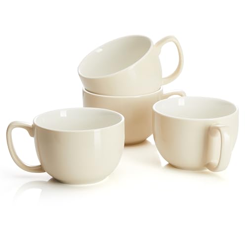 16oz Large Coffee Mugs Set of 4 (4 Count)