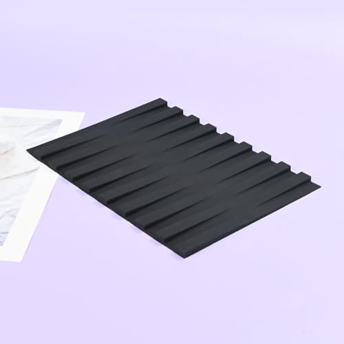 Silicone Lace Mold for Fondant Piano Key Pattern Embossing Mat for Cake Decorating