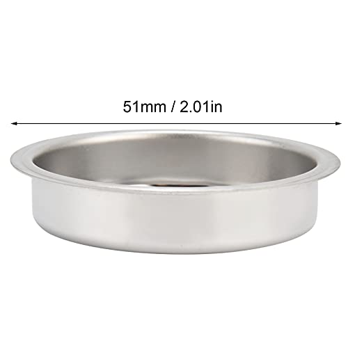 Blind Filter 51Mm Coffee Machine Stainless Steel Backflush Insert Blind Filter for Espresso Coffee Machine
