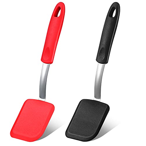 2 Pcs Mini Silicone Cookie Brownie Spatula (2 Count)