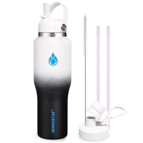 SENDESTAR 40oz Stainless Steel Water Bottle