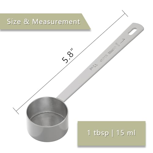 2PCS Long Handle Coffee Scoop