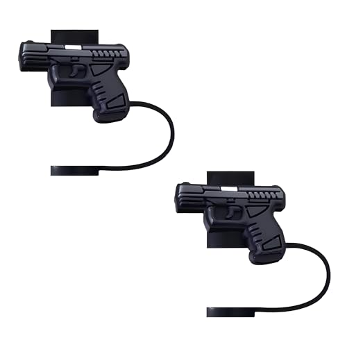 Gun Silicone Straw Covers for Stanley Cup (2 Count)