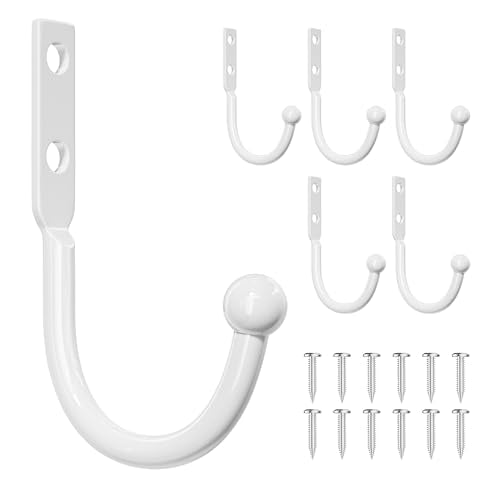 6 Pack Wall Hooks (6 Count)