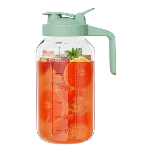 Glass Pitcher with lid